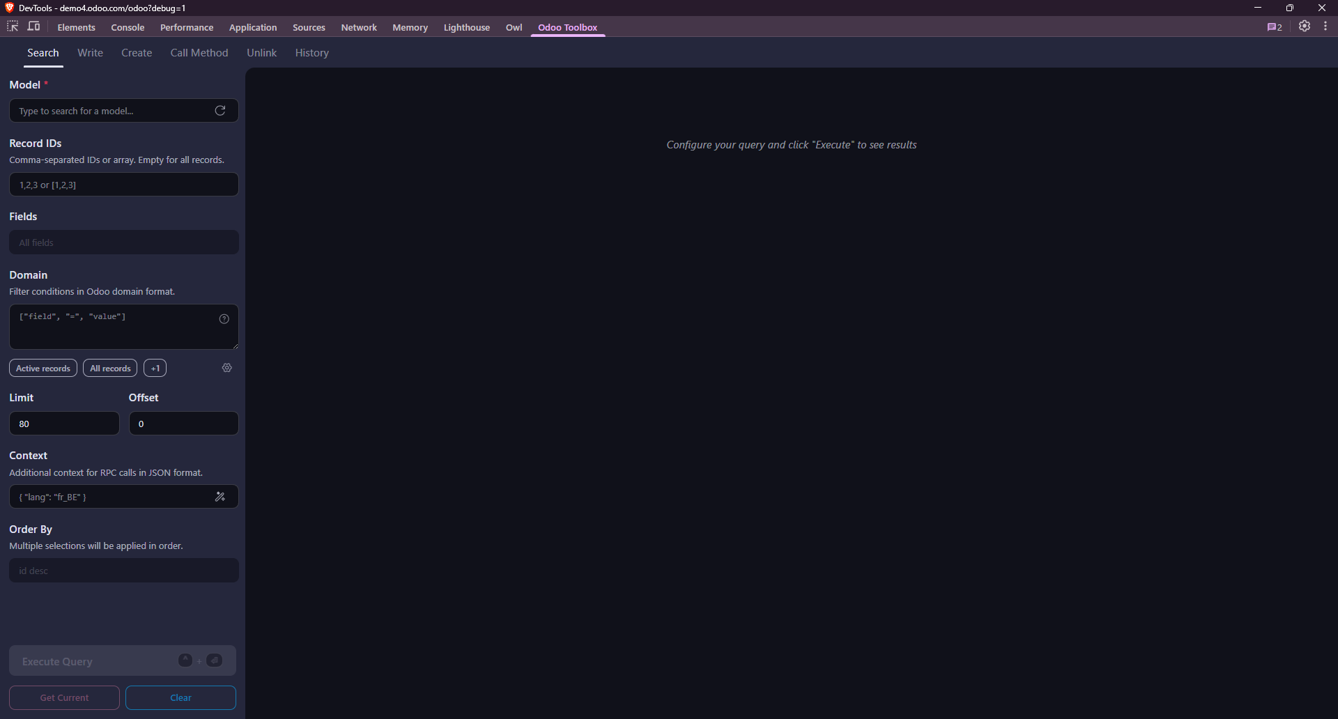 DevTools Panel - overview