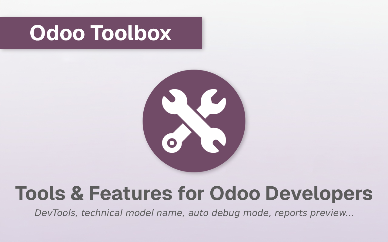 Getting Started | Odoo Toolbox